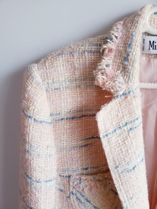Chaqueta Tweed Rosa T40