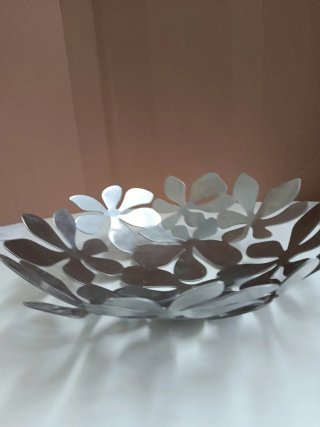 Frutero Vintage Diseño Flores Metal
