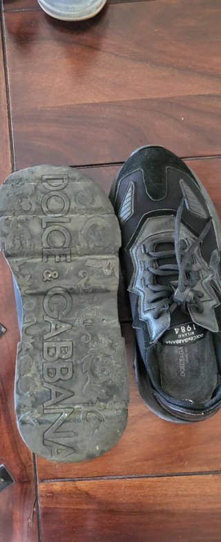 Sneakers Dolce & Gabbana Nero/Grigio Poco Uso