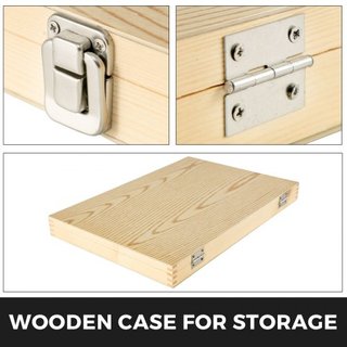 Cincel de Torno de Madera de 8 Piezas, Cincel de Torno de Madera, Cuchillas de Acero HSS para Corte y Tallado, Herramientas de Torneado de Madera, Juego de Cinceles de Torno para Almacenamiento, p...