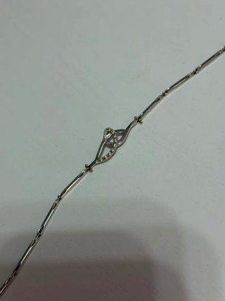 Pulsera Oro Blanco 18k
