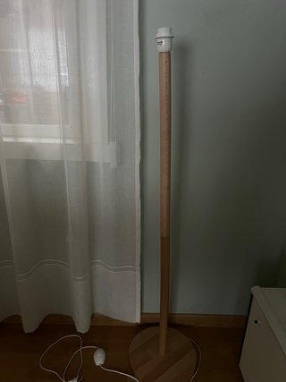 Pie de lámpara madera Leroy Merlin