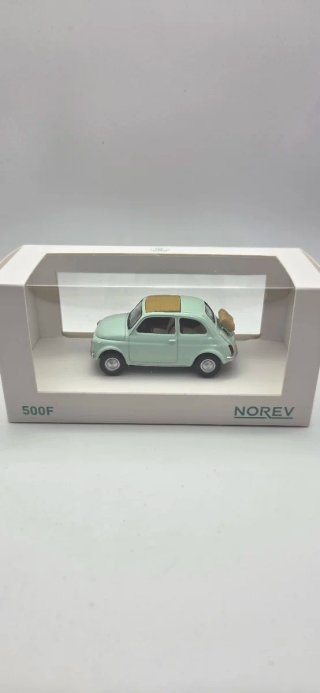 Miniatura Norev Fiat 500F Verde