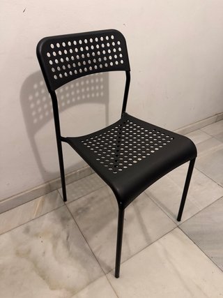 Silla Ikea Negra Diseño Moderno