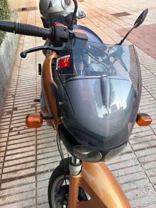 BMW F 650 GS Naranja y Azul