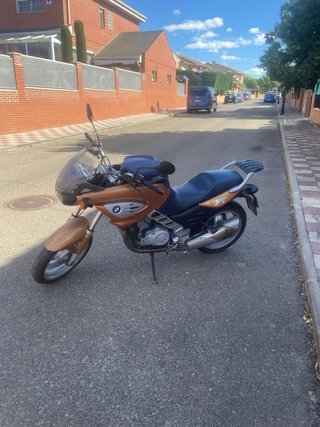 BMW F 650 GS Naranja y Azul