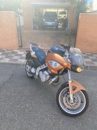 BMW F 650 GS Naranja y Azul