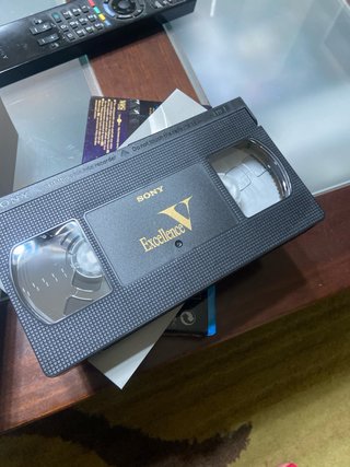 Cinta VHS Sony Excellence 180 min