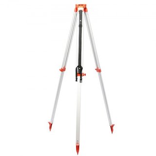 Trípode de Aluminio de 1.65M + Varilla de Nivel Láser Dumpy de 5M y 5 Secciones para Nivel Láser Rotativo