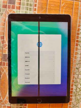 iPad A2602 Plata Pantalla Agrietada
