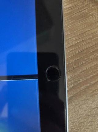 iPad A2602 Plata Pantalla Agrietada