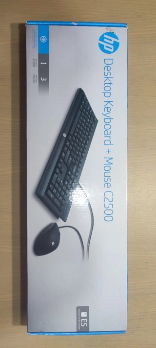 Teclado y Ratón HP C2500 Negro
