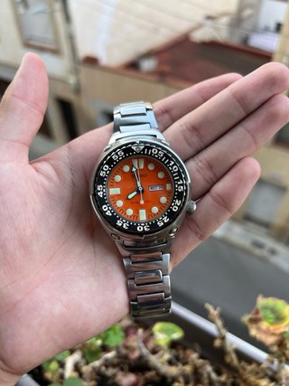 Seiko Sawtooth Diver’s 200m Naranja Ref. 7N36-0AF0