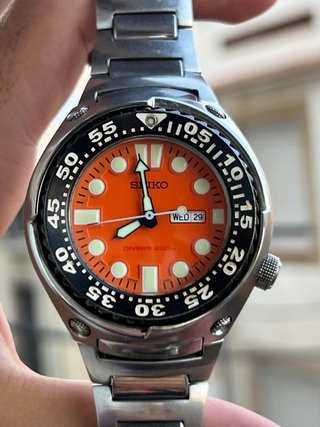 Seiko Sawtooth Diver’s 200m Naranja Ref. 7N36-0AF0