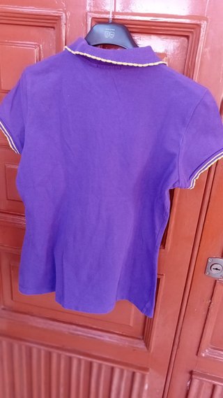 Maglietta Geox Viola con Rouches