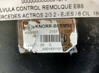 Valvula control mercedes 91374 a001431101 actros