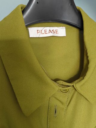 Vestito verde PLEASE taglia S
