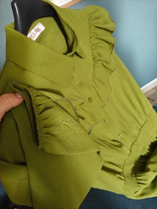 Vestito verde PLEASE taglia S