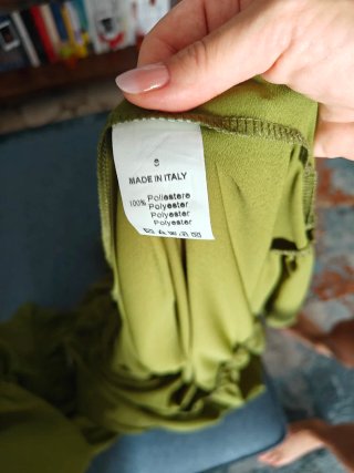 Vestito verde PLEASE taglia S