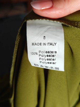 Vestito verde PLEASE taglia S