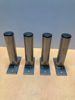 4 Soportes para discos Olimpicos de 50 mm Bumper