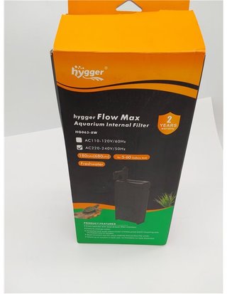 Filtro per Acquario Hygger per Tartarughe Acquatiche - 680L/H 8W Filtro Interno - Regolabile con Spugna