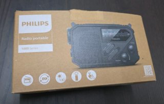 Radio Philips Portátil Negra