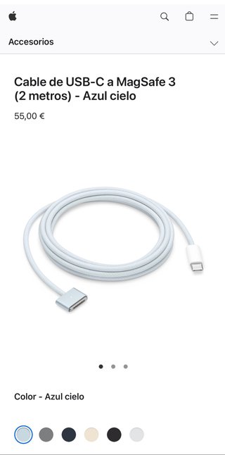 Cable Carga MacBook Apple MagSafe 3