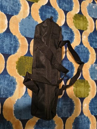 Borsa portaoggetti in nylon nera