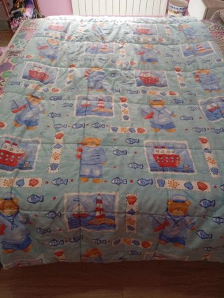 Colcha infantil marinera Cama de 80