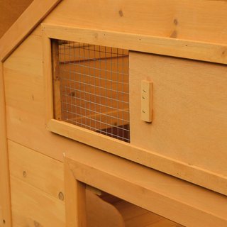 Gallinero Caja para Gallinas Impermeable de Jardín en Madera 150X100X96.5 Cm