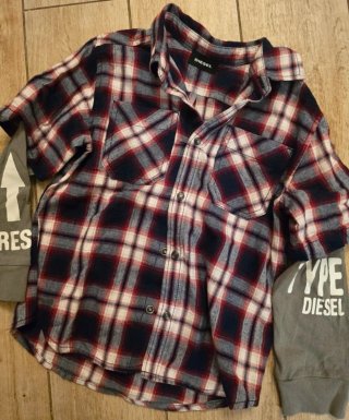 Maglia Diesel 6 anni a quadri