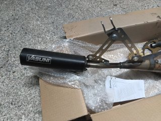 Tubo de escape Yasuni para MRT 50cc