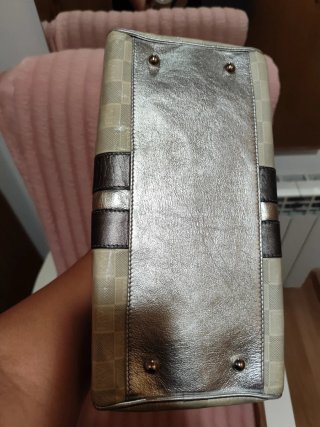 Bolso Roberto Verino Plata y Beige