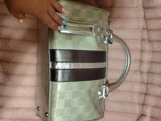 Bolso Roberto Verino Plata y Beige
