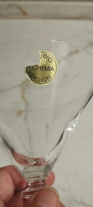 Copas Martini Bohemia Cristal Transparente.