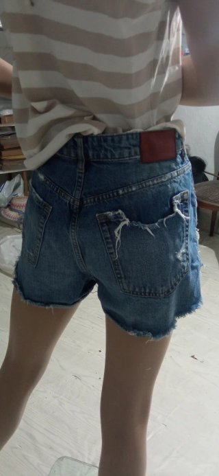 Pantalón corto vaquero Zara Talla L