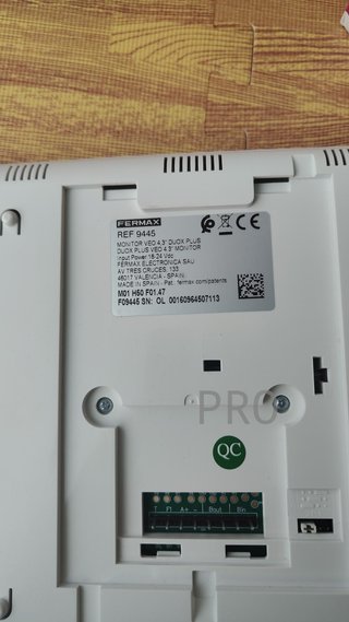 Fermax MONITOR VEO WIFI 4,3" DUOX PLUS