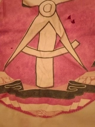 Bandera DDR NVA antigua