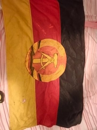 Bandera DDR NVA antigua