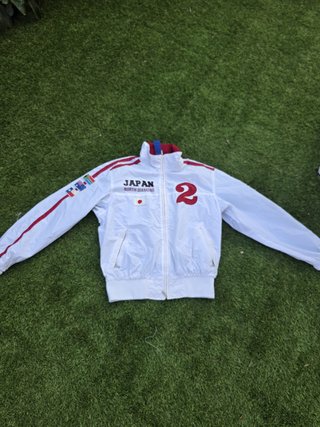 Giacca North Sails Uomo Nylon Bianco Rossa