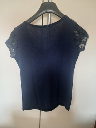 T-shirt OVS blu pizzo tg. M