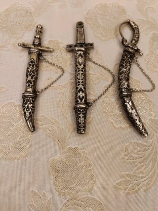 miniatura spade per presepe 700 napoletano