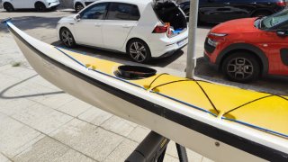 Piragua Kayak de Mar Amarillo y accesorios
