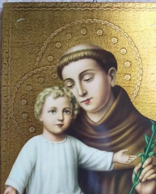 Imagen San Antonio de Padua con Jesús