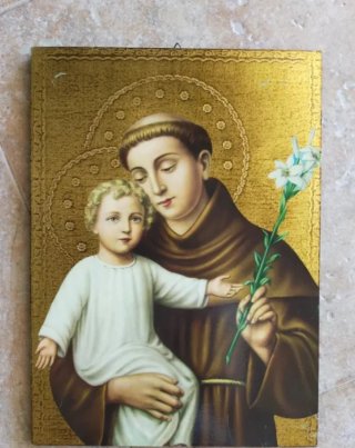 Imagen San Antonio de Padua con Jesús