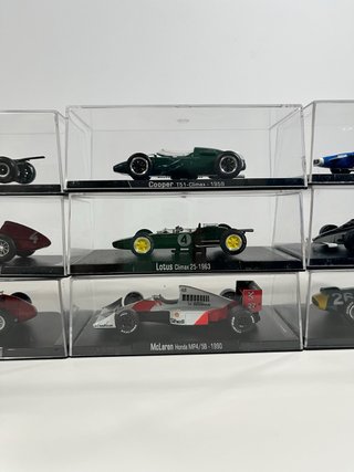 Lote 9 coches F1 RBA Campeones del Mundo 1:43