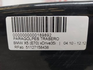 PARAGOLPES TRASERO BMW X5 (E70) xDrive35i