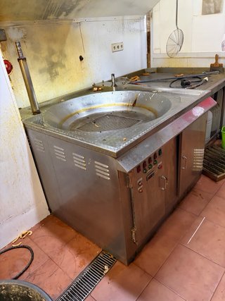 Freidora Industrial Profesional Acero