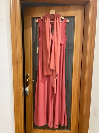 Vestido La Croixé talla 36 + fular a juego